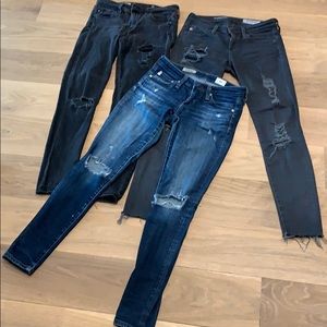 3 Pairs if AG “The Legging Ankle” in 24R